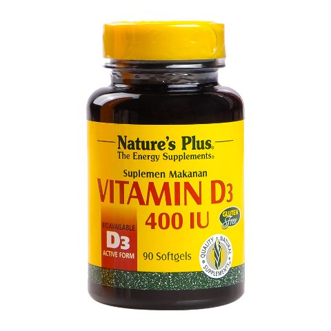 Nature Plus Vitamin D3 400iu